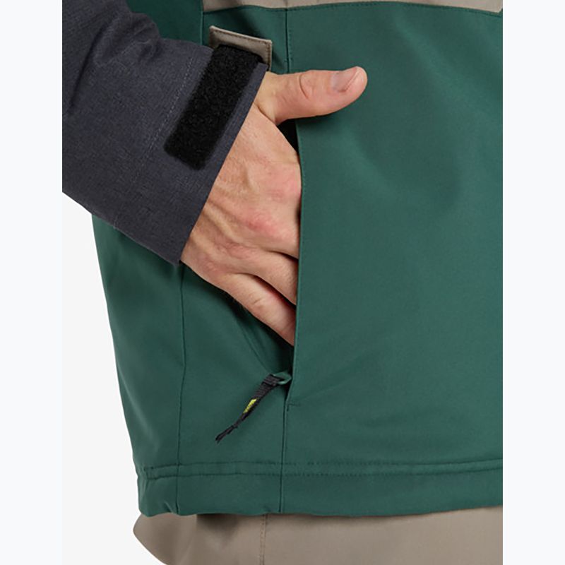 Men's snowboard jacket Quiksilver Dawson trekking green 9