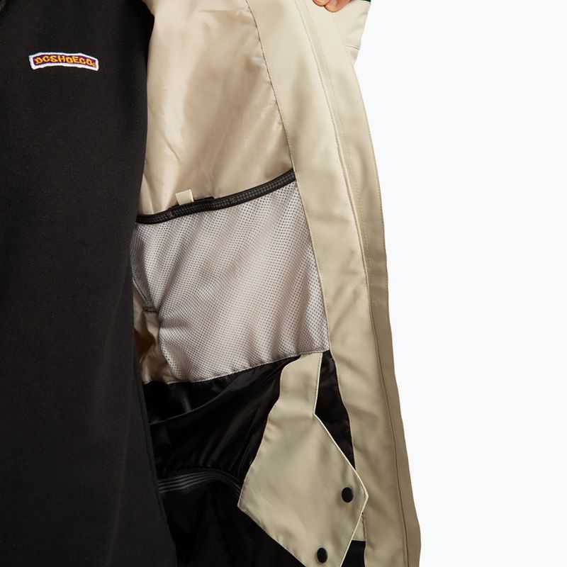 Women's snowboard jacket DC Cruiser oatmeal 6