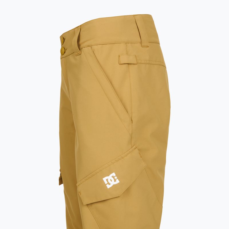 Children's snowboard trousers DC Nonchalant mustard gold 8