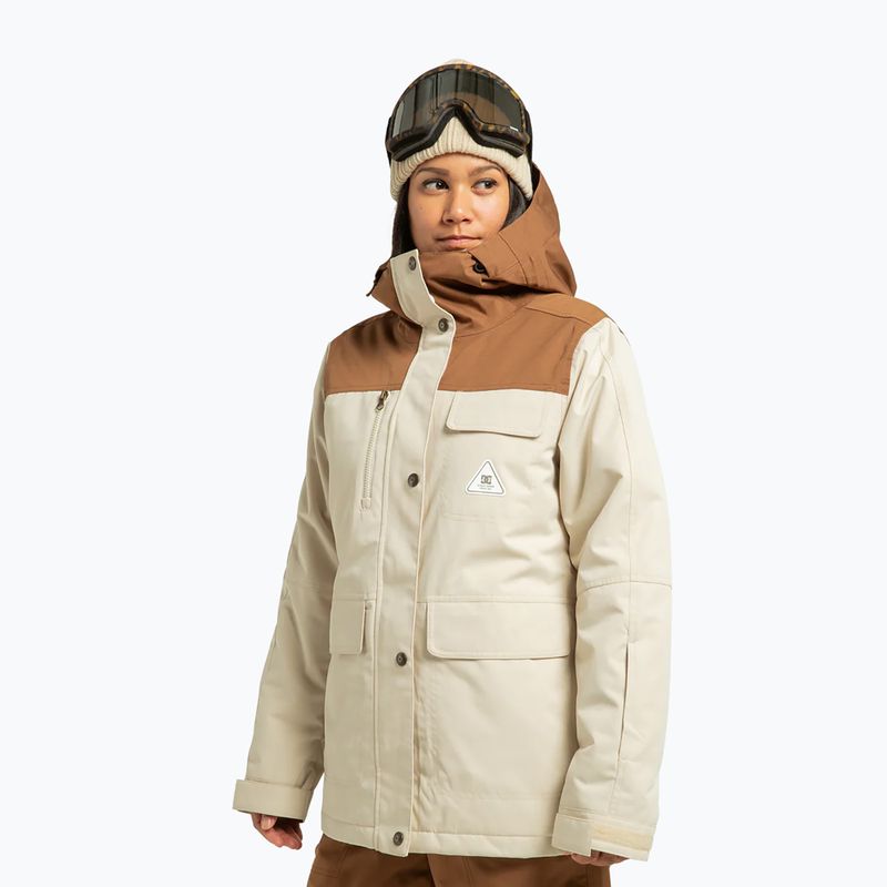 Women's snowboard jacket DC Liberate oatmeal
