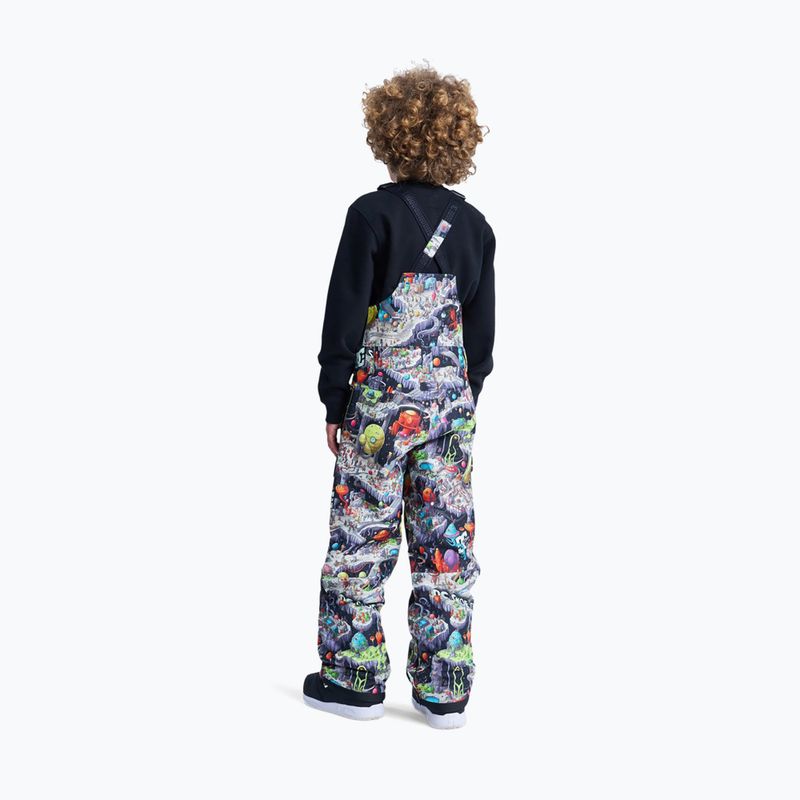 Children's snowboard trousers DC Roadblock Youth Bib outer world black 2