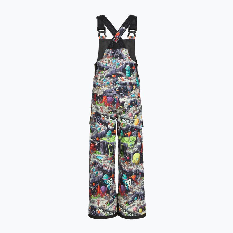 Children's snowboard trousers DC Roadblock Youth Bib outer world black 4