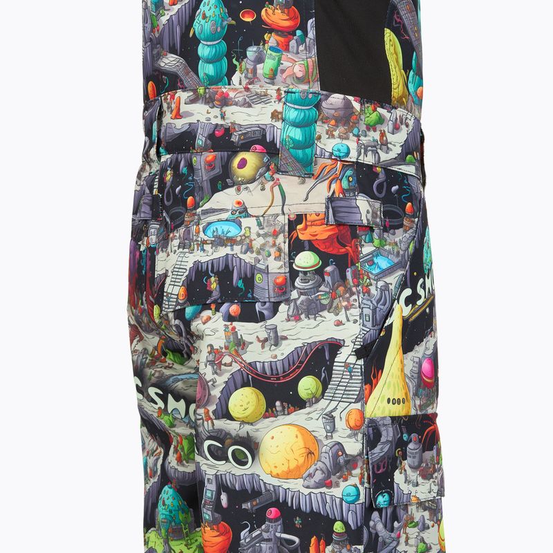 Children's snowboard trousers DC Roadblock Youth Bib outer world black 6