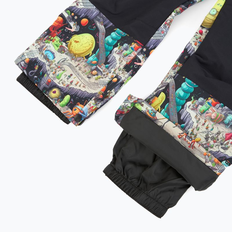 Children's snowboard trousers DC Roadblock Youth Bib outer world black 7