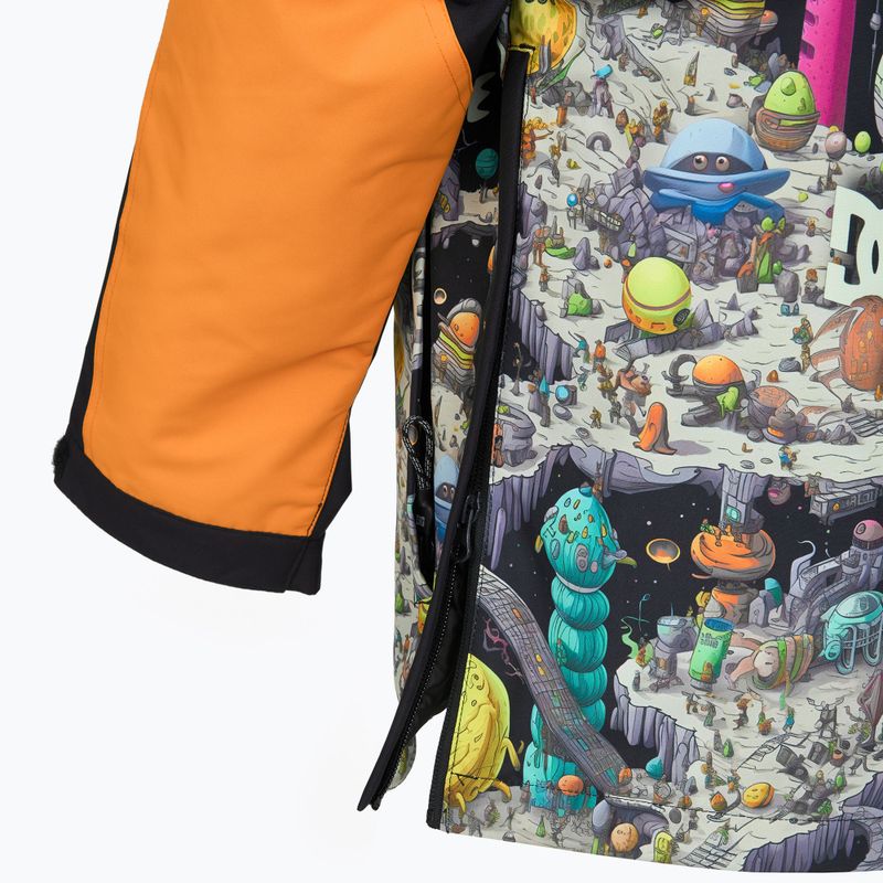 Children's snowboard jacket DC 43 Youth Anorak outer world black 5