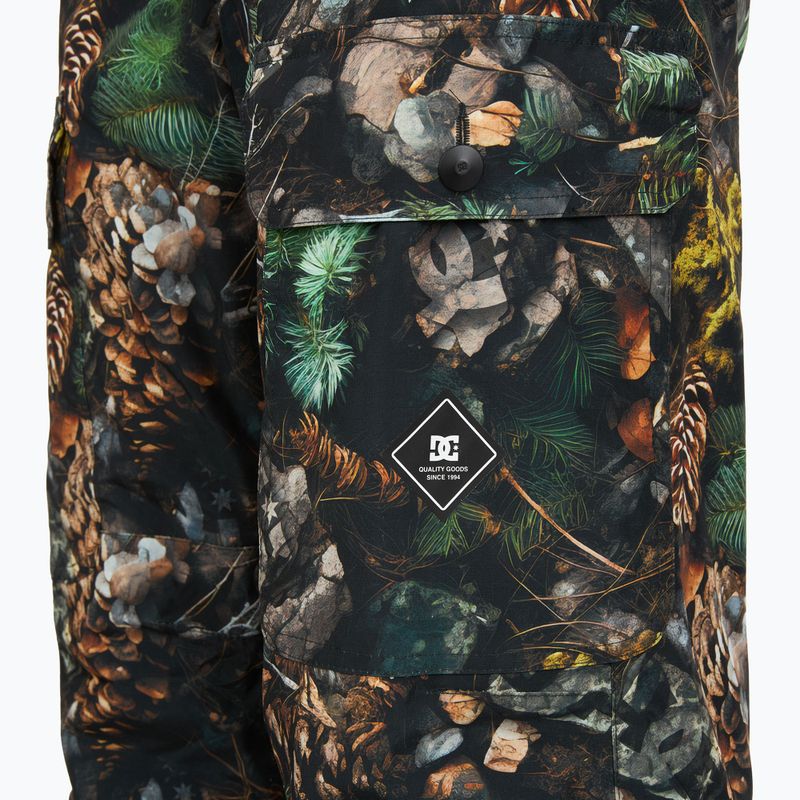 Children's snowboard trousers DC Code pine photo camo 4
