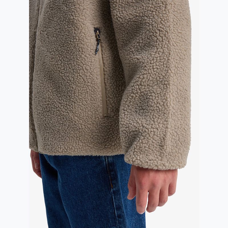 Men's fleece sweatshirt Quiksilver Sallow Water Full Zip fallen rock 7