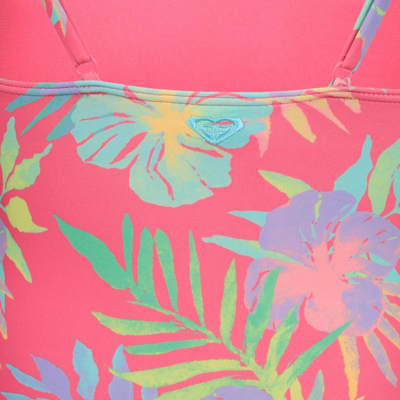 Children's one-piece swimsuit ROXY Aquarella sangria sunset aquarella rg 3
