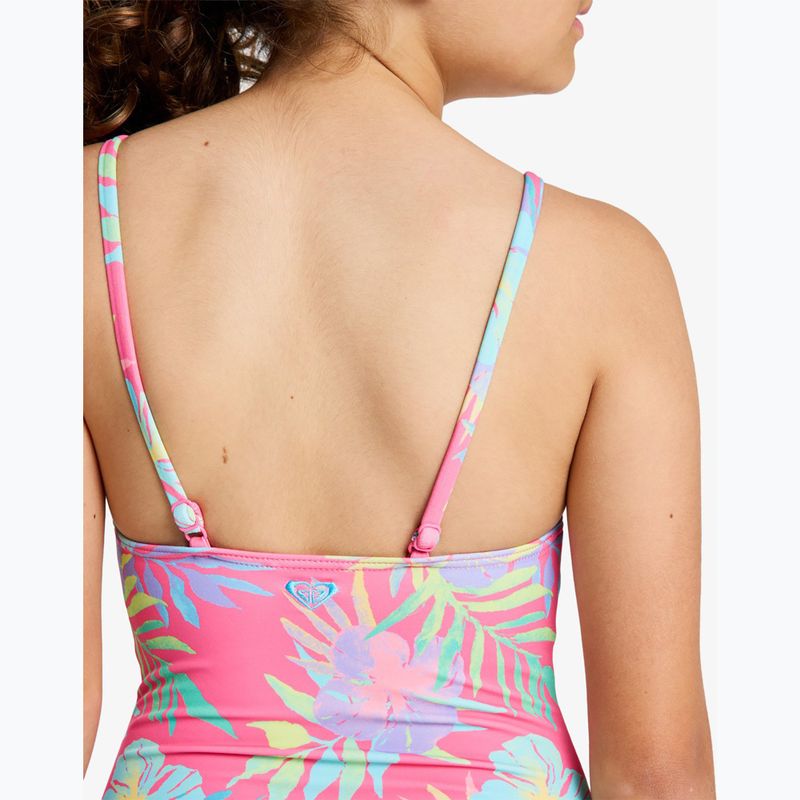 Children's one-piece swimsuit ROXY Aquarella sangria sunset aquarella rg 5