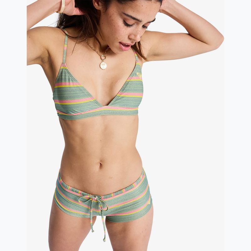 Swimsuit bottom ROXY Ocean Dreamer Classic Shorty Lr oil green say it with stripes 5