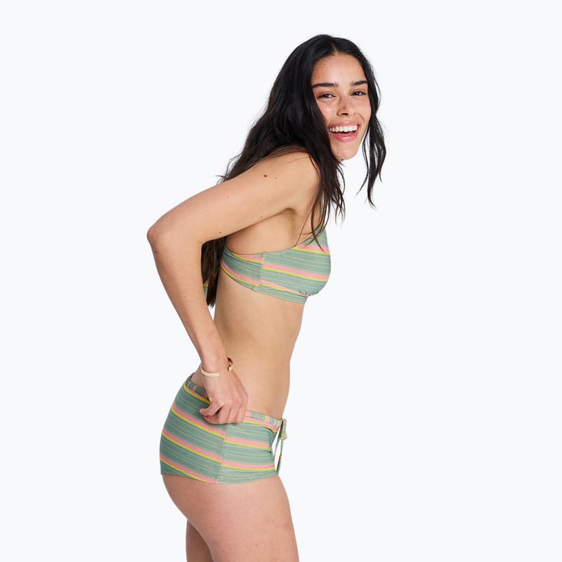 Swimsuit bottom ROXY Ocean Dreamer Classic Shorty Lr oil green say it with stripes 6