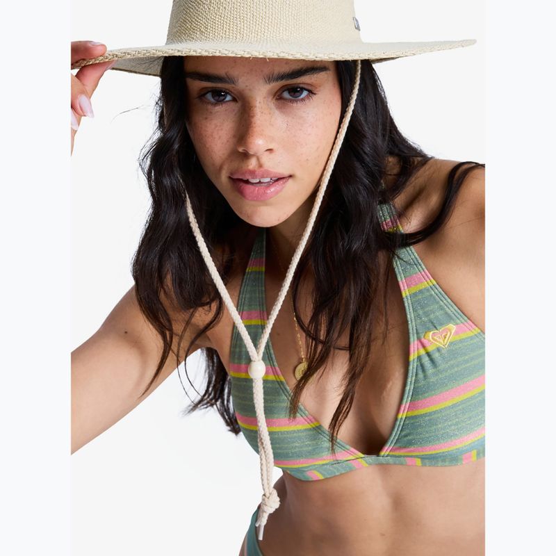 Swimsuit top ROXY Ocean Dreamer Fixed Tri oil green say it with stripes 6