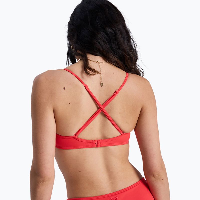 Swimsuit top ROXY Solid Essentials Wrap Bralette hibiscus 4