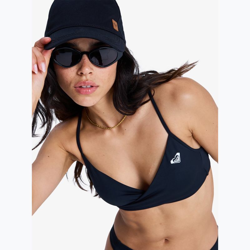 Swimsuit top ROXY Solid Essentials Wrap Bralette anthracite 5