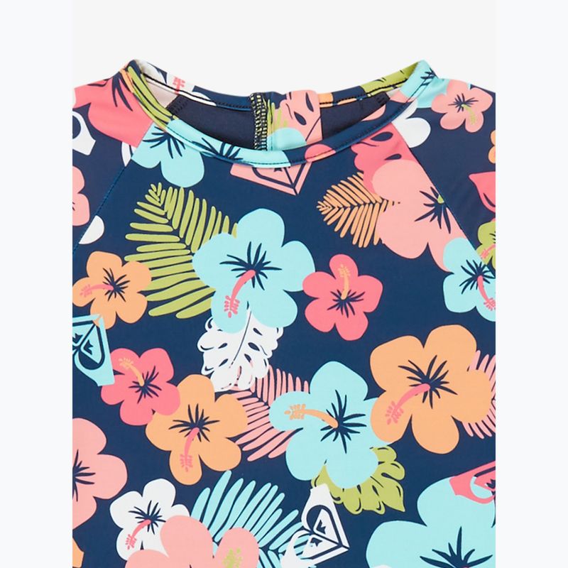 Children's one-piece swimsuit ROXY Morning Flower Onesie mood indigo morning flowers 3