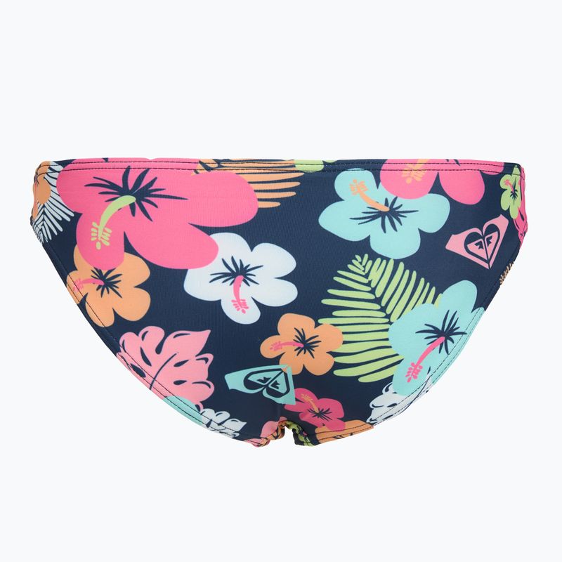 Longsleeve + bikini bottoms ROXY Morning Flower Lycra Set mood indigo morning flowers 8