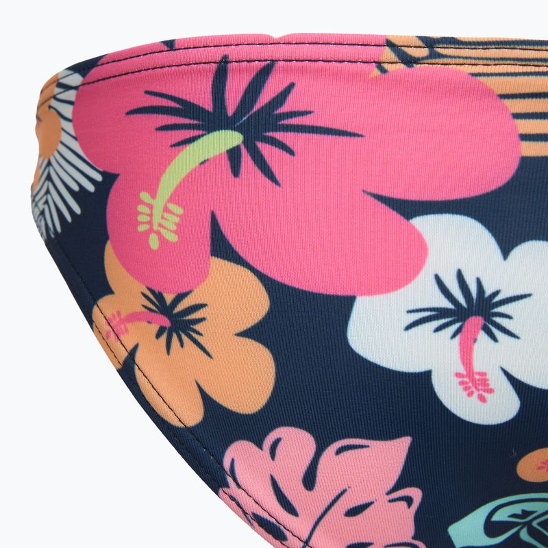 Longsleeve + bikini bottoms ROXY Morning Flower Lycra Set mood indigo morning flowers 9