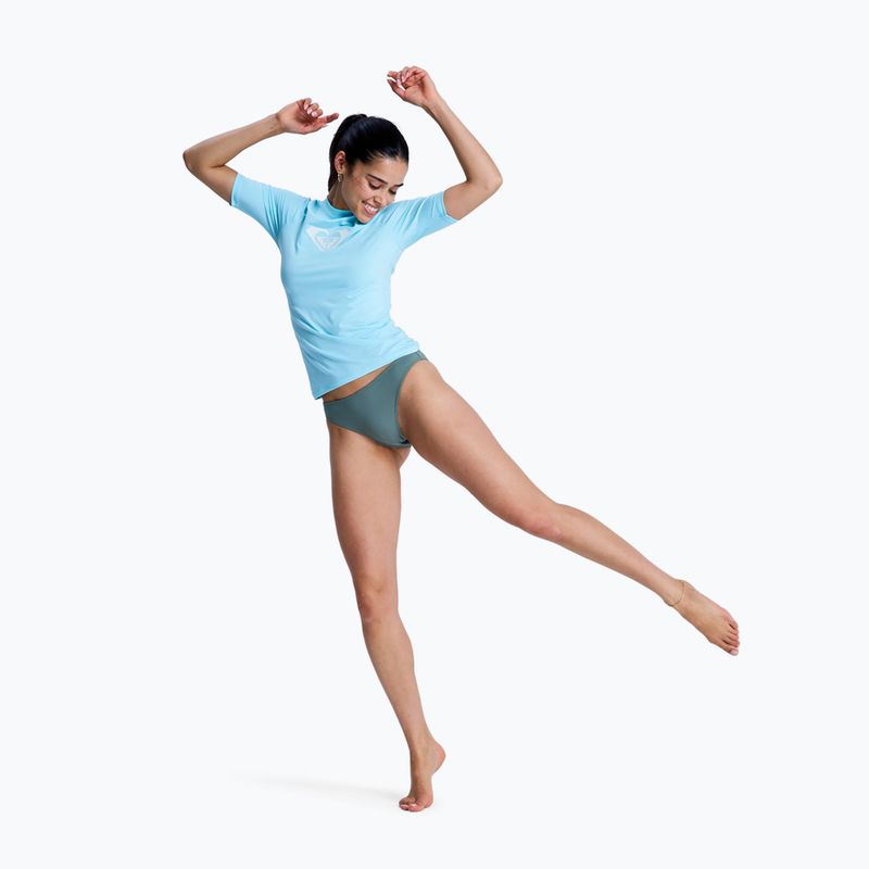 Women's swim T-shirt ROXY Whole Hearted tanager turquoise 2