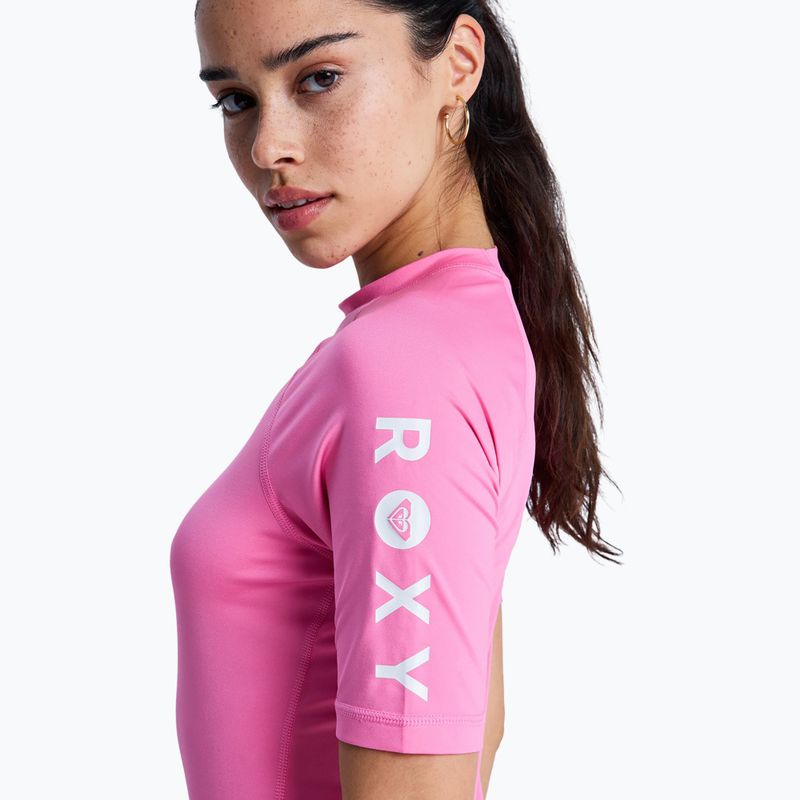 Women's swim T-shirt ROXY Whole Hearted sangria sunset 4