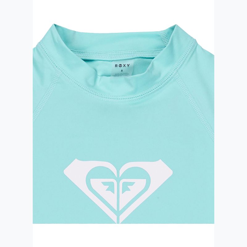 Children's swimming T-shirt ROXY Whole Hearted aqua splash 3