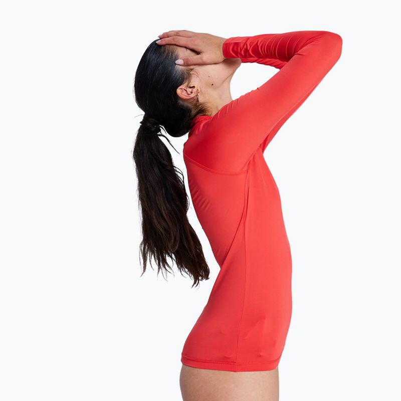 Women's swim longsleeve ROXY Whole Hearted hibiscus 4