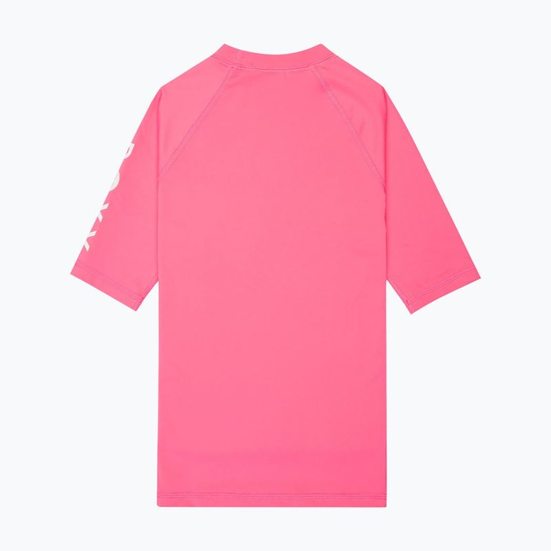 Children's swimming T-shirt ROXY Whole Hearted sangria sunset 2