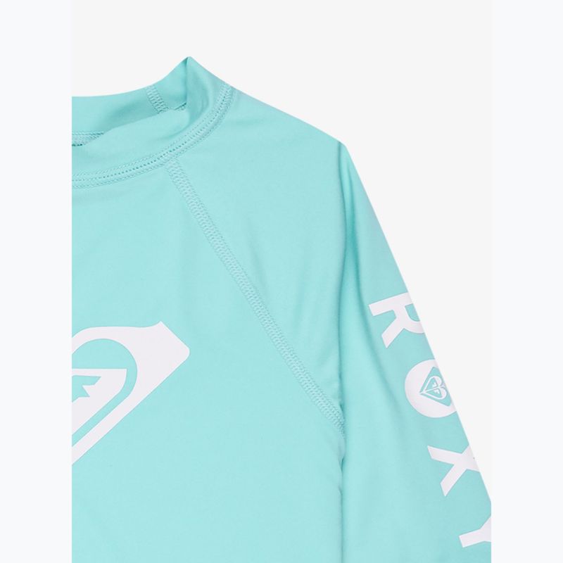 Children's swimming T-shirt ROXY Whole Hearted aqua splash 3