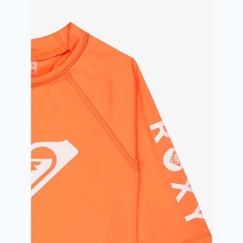 Children's swimming T-shirt ROXY Whole Hearted camellia 3