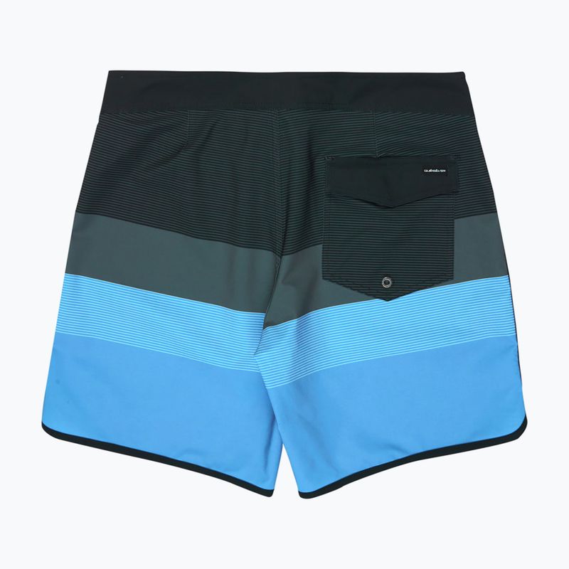 Men's swim shorts Quiksilver Surfsilk Scallop 18" black tijuana 2