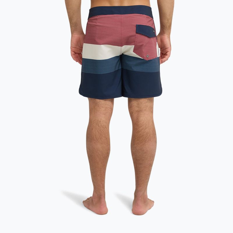 Men's swim shorts Quiksilver Surfsilk Scallop 18" dark navy tijuana 5
