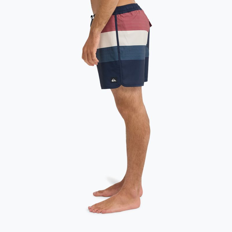 Men's swim shorts Quiksilver Stretch Scallop Volley 16" dark navy tijuana 6