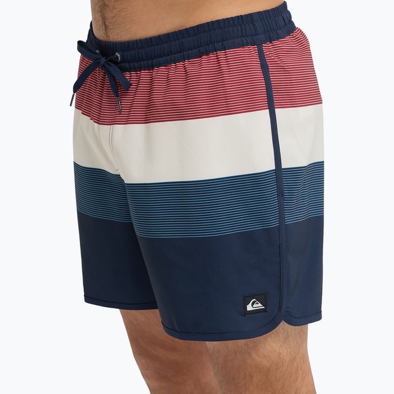 Men's swim shorts Quiksilver Stretch Scallop Volley 16" dark navy tijuana 7
