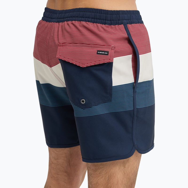 Men's swim shorts Quiksilver Stretch Scallop Volley 16" dark navy tijuana 8