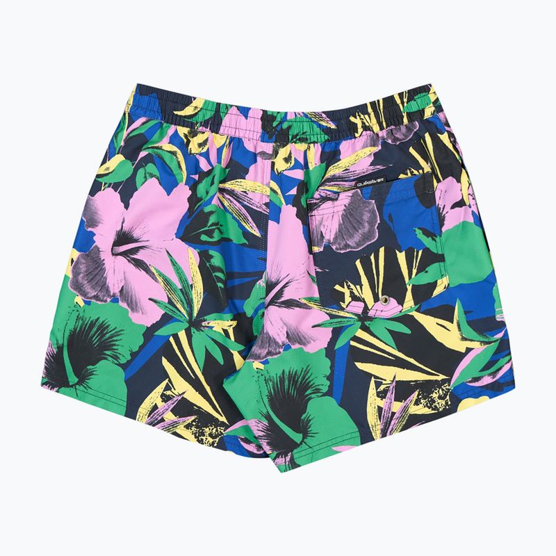 Men's swim shorts Quiksilver Everyday Printed Volley 15" dark navy interact floral 2
