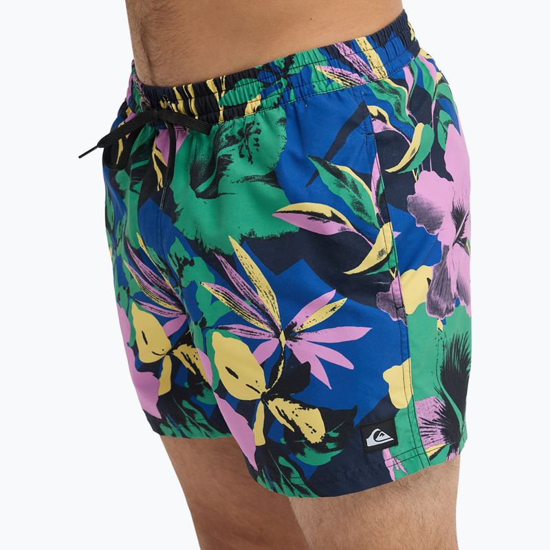 Men's swim shorts Quiksilver Everyday Printed Volley 15" dark navy interact floral 7