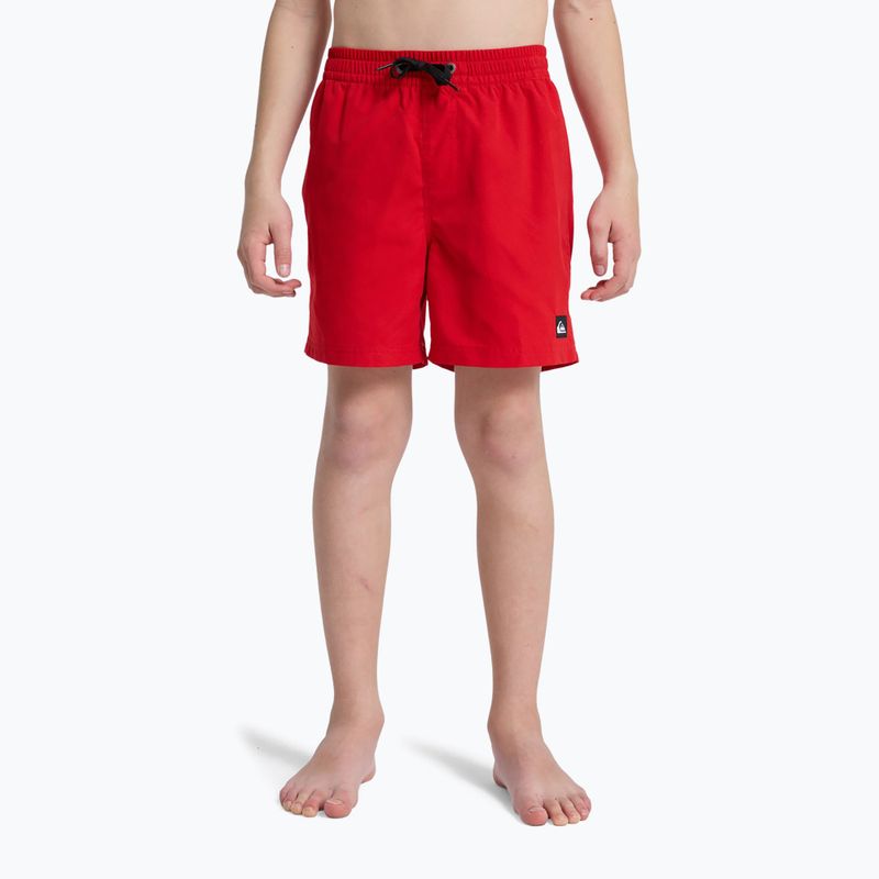 Children's swim shorts Quiksilver Everyday Volley 14" salsa 3