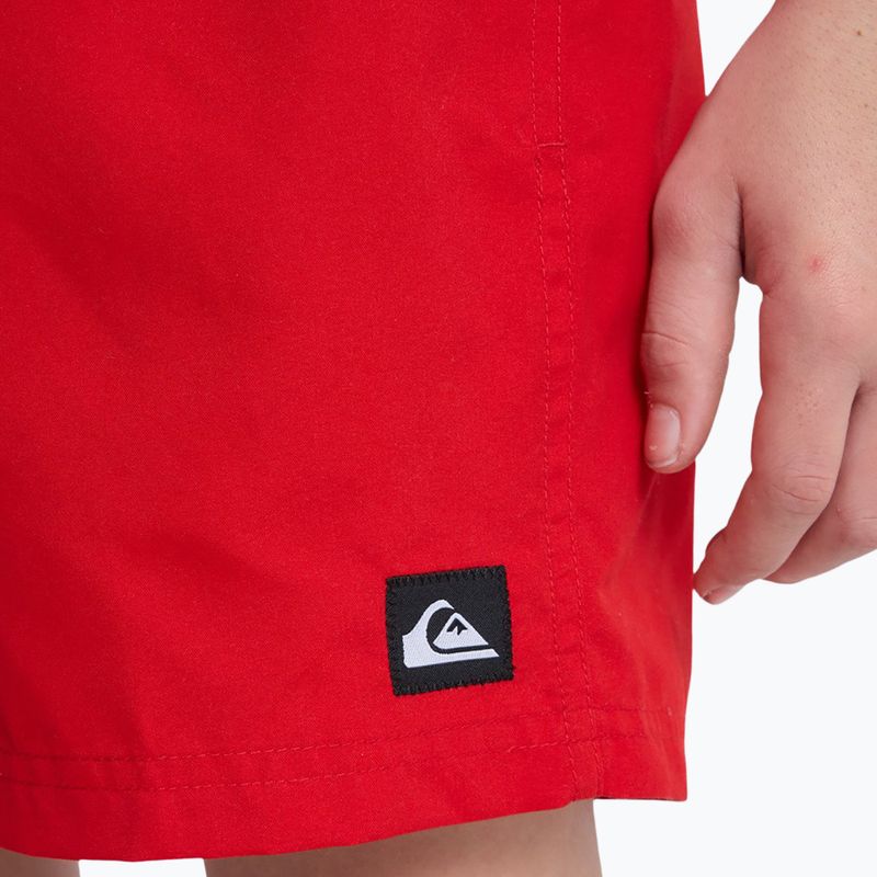 Children's swim shorts Quiksilver Everyday Volley 14" salsa 8
