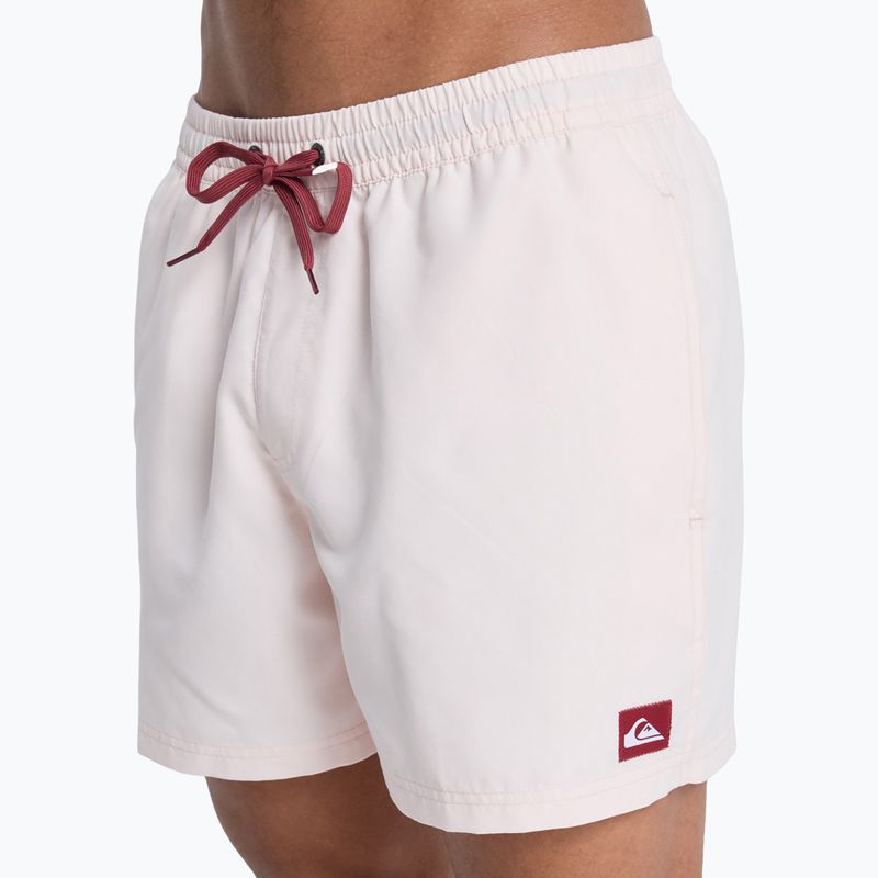 Men's swim shorts Quiksilver Everyday Solid Volley 15" rosewater 6