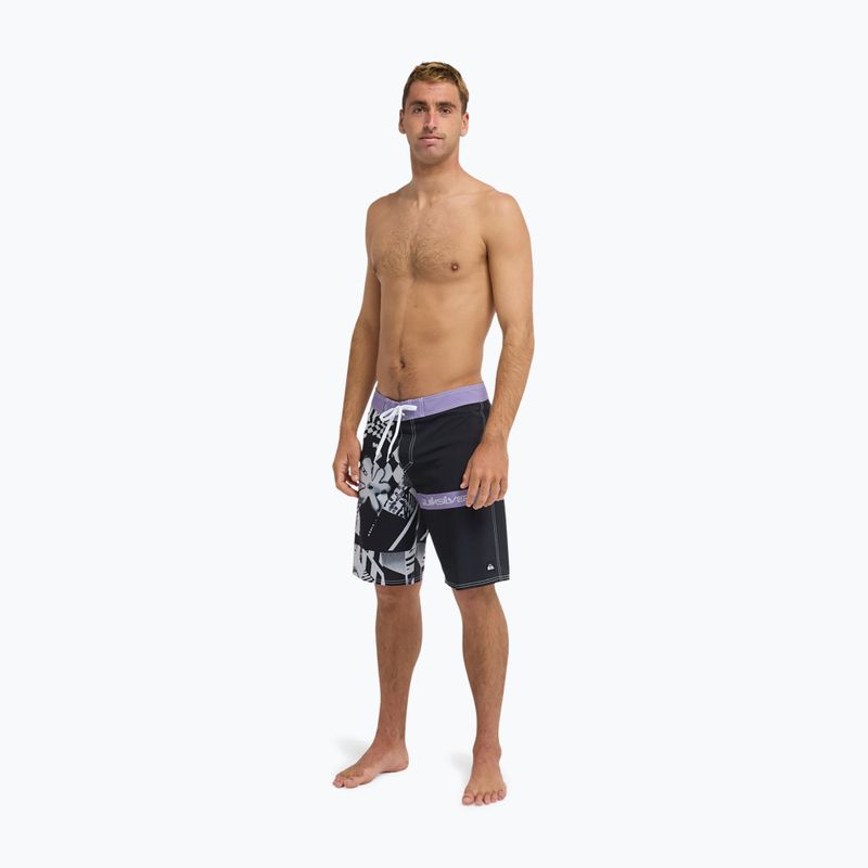 Men's swim shorts Quiksilver Surfsilk Straight 20" black block momentum 4