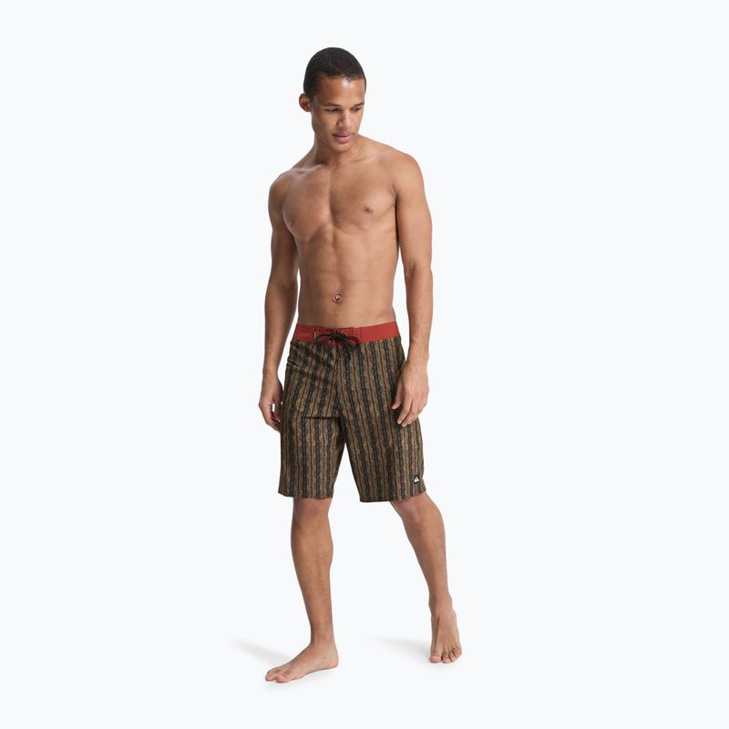 Men's swim shorts Quiksilver Surfsilk Straight 20" black horizons 4