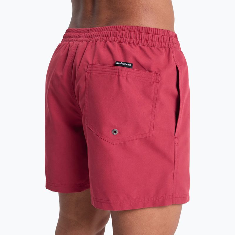 Men's swim shorts Quiksilver Everyday Solid Volley 15" burnt russet 8