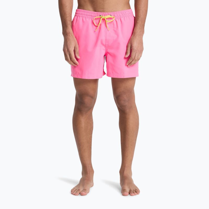 Men's swim shorts Quiksilver Everyday Solid Volley 15" pink lemonade 3