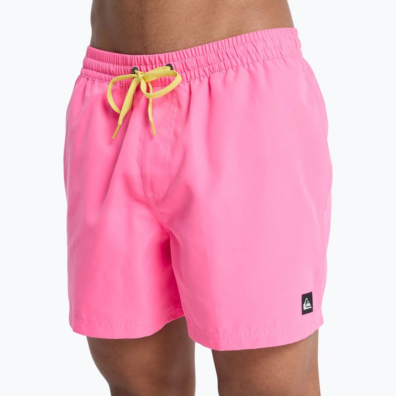 Men's swim shorts Quiksilver Everyday Solid Volley 15" pink lemonade 7