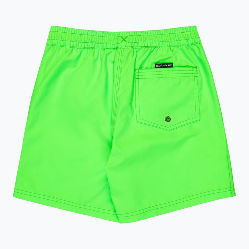 Children's swim shorts Quiksilver Everyday Volley 14" green gecko 2