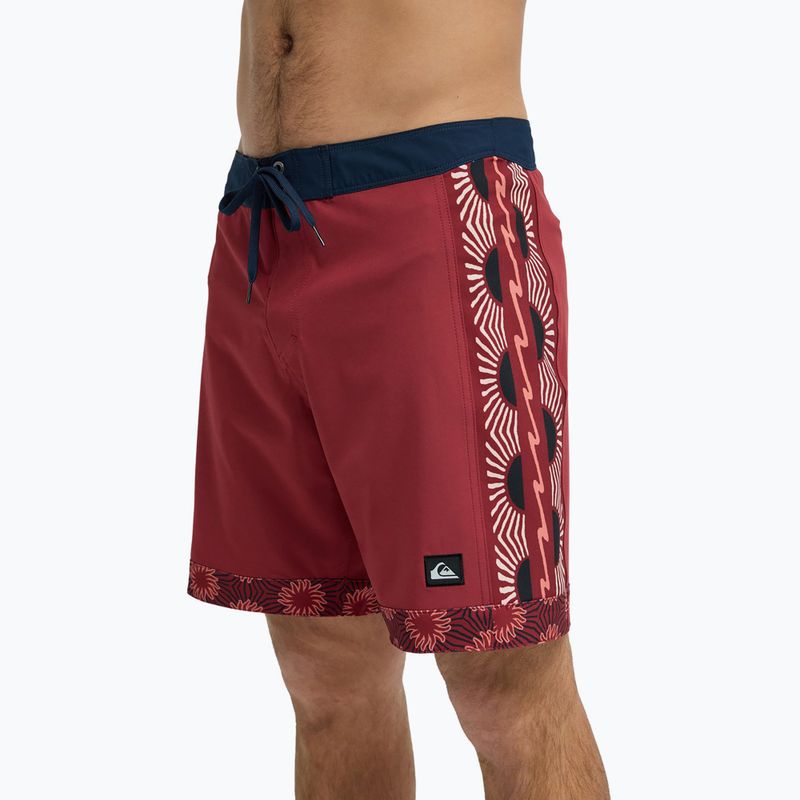 Men's swim shorts Quiksilver Surfsilk Nomad 18" burnt russet 7