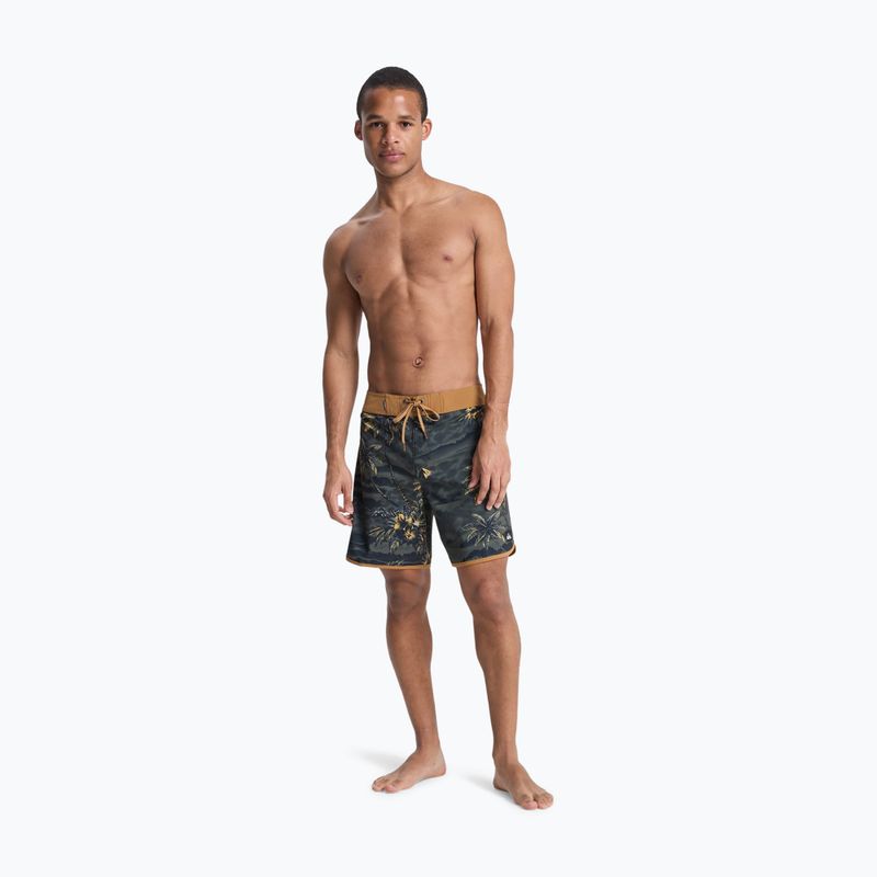 Men's swim shorts Quiksilver Surfsilk Scallop 18" black sundown 4