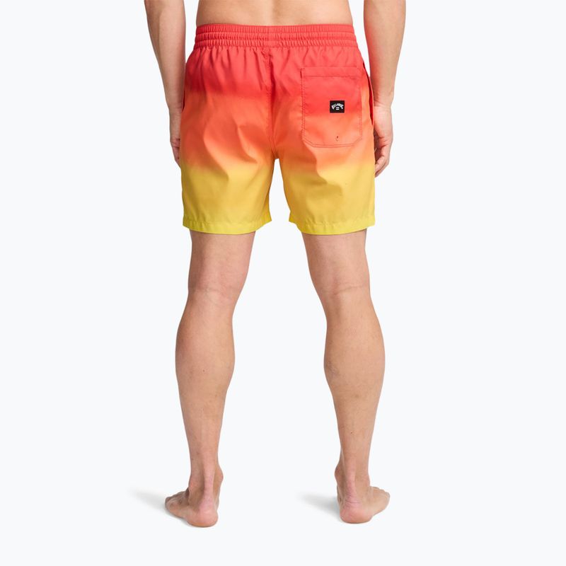 Men's swim shorts Billabong All Day Fade Layback retro yellow 3