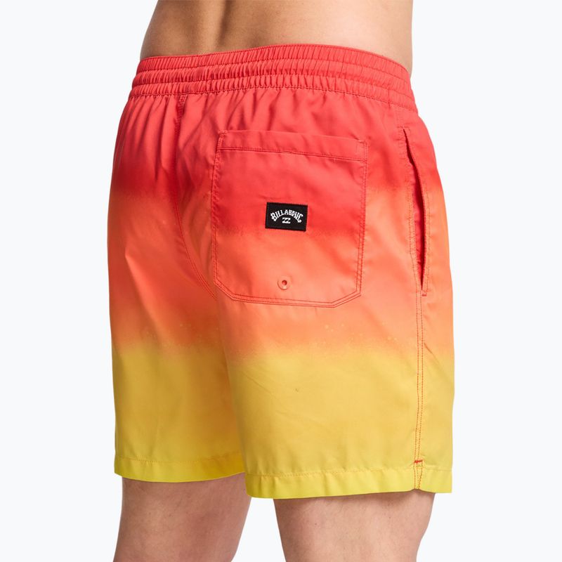 Men's swim shorts Billabong All Day Fade Layback retro yellow 6