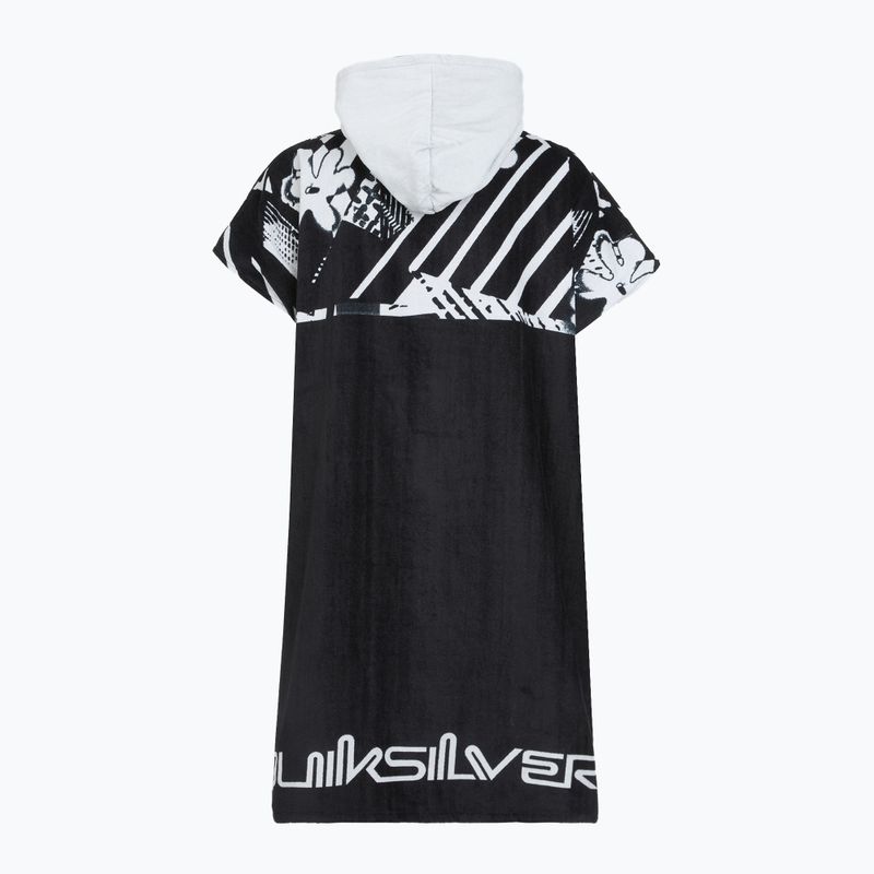 Men's poncho Quiksilver Hoody Towel Boy black momentum 2
