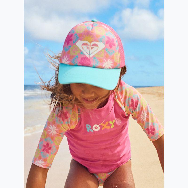 Children's baseball cap ROXY Sweet Emotions plumeria hippie hour diagonal 5